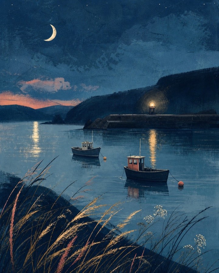 Quiet Coast II landscape wall art